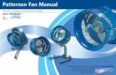 Patterson Fan Manual