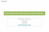 Procedure for Planning an EQA Scheme - IFCC