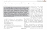 Thermal Management by Engineering the Alignment of ...