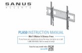 PLA50 INSTRUCTION MANUAL - SANUS Accents