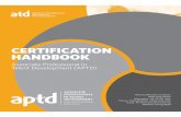 2021-22 APTD Certification Handbook