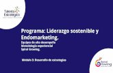 Programa: Liderazgo sostenible y Endomarketing.