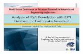 Analysis of Raft Foundation with EPS Geofoam for ...