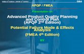 Edition / APQP 2 Edition APQP / FMEA Presentation on