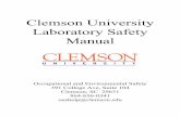 Clemson University Laboratory Safety Manual