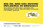 Big Oil and gas buying influence in Brussels