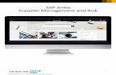 SAP Ariba Supplier Management and Risk