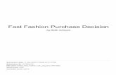 Fast Fashion Purchase Decision - Scientific Repository
