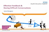 Effective Feedback & Having Difficult Conversations