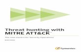 Threat hunting with MITRE ATT&CK