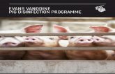 EVANS VANODINE PIG DISINFECTION PROGRAMME