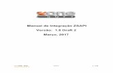 Manual de Integração ZSAPI Versão: 1.8 Draft 2 Março, 2017