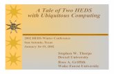 A Tale of Two HEDS with Ubiquitous Computing