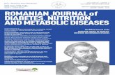 ROMANIAN SOCIETY OF DIABETES, NUTRITION AND METABOLIC …