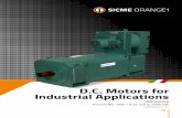 D.C. Motors for Industrial Applications