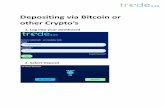 1.Log into your dashboard other Crypto’s Depositing via ...