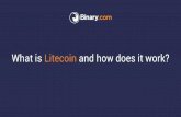 What is Litecoinand how does it work? - Binary.com