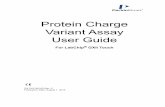 Protein Charge Variant Assay User Guide - PerkinElmer