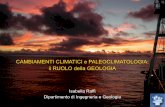CAMBIAMENTI CLIMATICI e PALEOCLIMATOLOGIA: ilRUOLO ...
