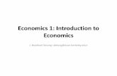 Economics 1: Introduction to Economics