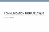 COMMUNICATION THÉRAPEUTIQUE - Vaccination-lyon.com