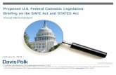 Proposed U.S. Federal Cannabis Legislation: Briefing on ...