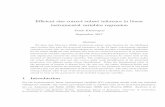 E¢ cient size correct subset inference in linear ...