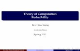 Theory of Computation Reducibility