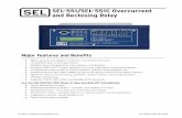 SEL-551/SEL-551C Overcurrent and Reclosing Relay
