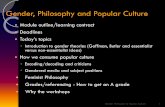 Gender, Philosophy and Popular Culture
