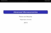 Advanced Microeconomics - Tistory