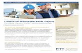 CIVIL ENGINEERING Construction Management Focus Program