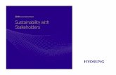 2019 Sustainability Report Sustainability with Stakeholders