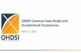 OMOP Common Data Model and Standardized Vocabularies