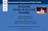 MODERNA COVID-19 VACCINE TRAINING - Mass.gov