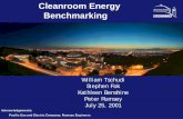 Cleanroom Energy Benchmarking