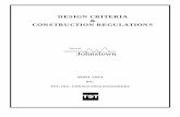DESIGN CRITERIA CONSTRUCTION REGULATIONS