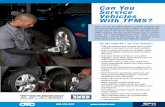 Can You Service Vehicles With TPMS? - OTC Tools