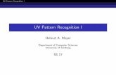 UV Pattern Recognition I