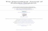 The International Journal of Robotics Research  ...