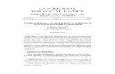 LAW JOURNAL FOR SOCIAL JUSTICE