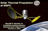 Solar Thermal Propulsion at MSFC - NASA