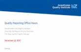 Quality Reporting Office Hours - aqihq.org
