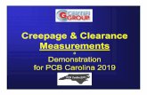 Creepage & Clearance Measurements