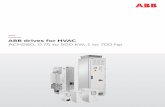 CATALOG ABB drives for HVAC ACH580, 0.75 to 500 kW, 1 to ...
