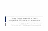 Many Happy Returns: A Value Perspective on Return on ...