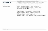 GAO-14-769, Overseas Real Property: State Department Needs ...