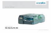 Service Manual Label Printer SQUIX