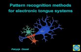 Pattern recognition methods for electronic tongue systems