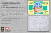 ENGINEER REGULATION 1165-2-217 CIVIL WORKS REVIEW POLICY